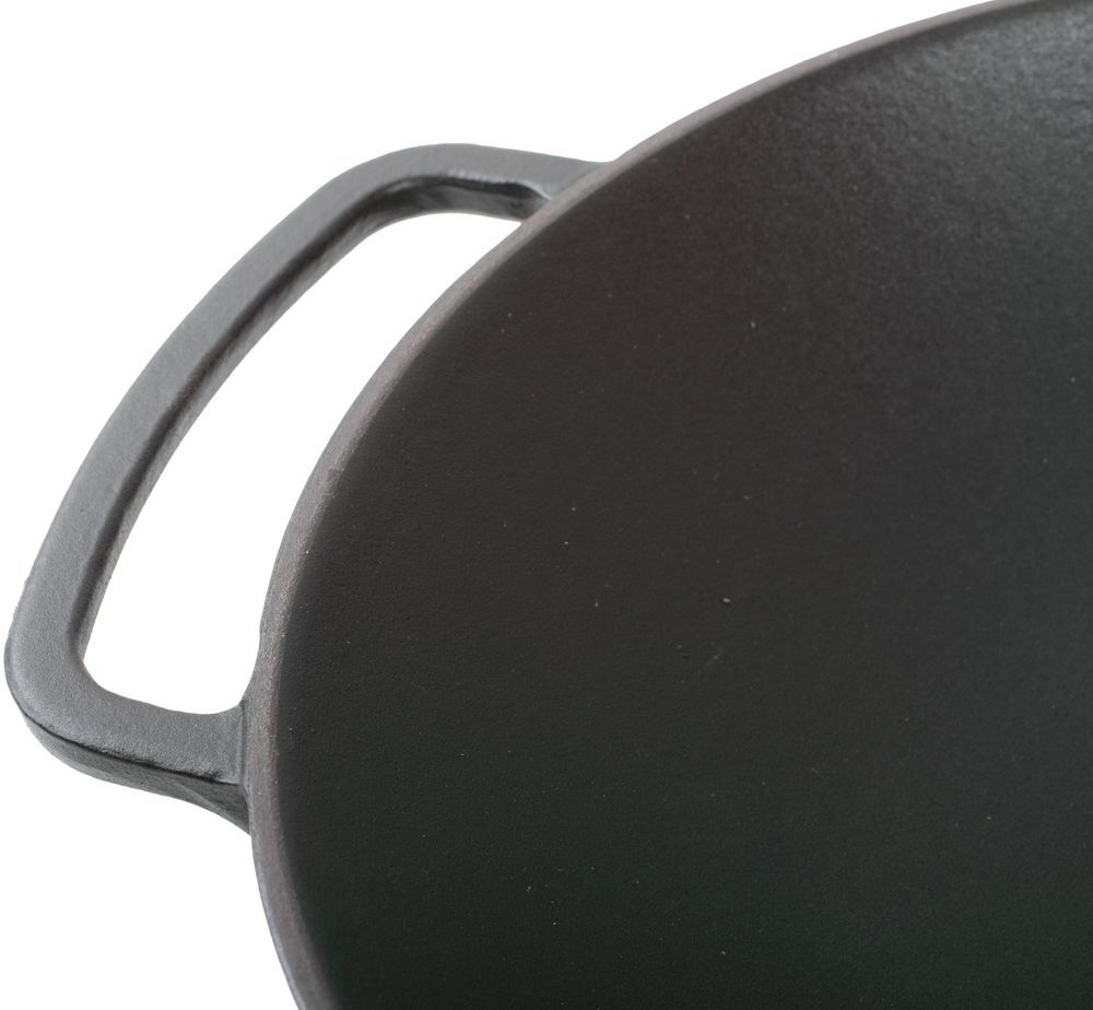 картинка Чугунная сковорода-ВОК Korting K1128 