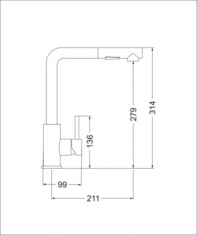 картинка Смеситель Emar EC-3010 