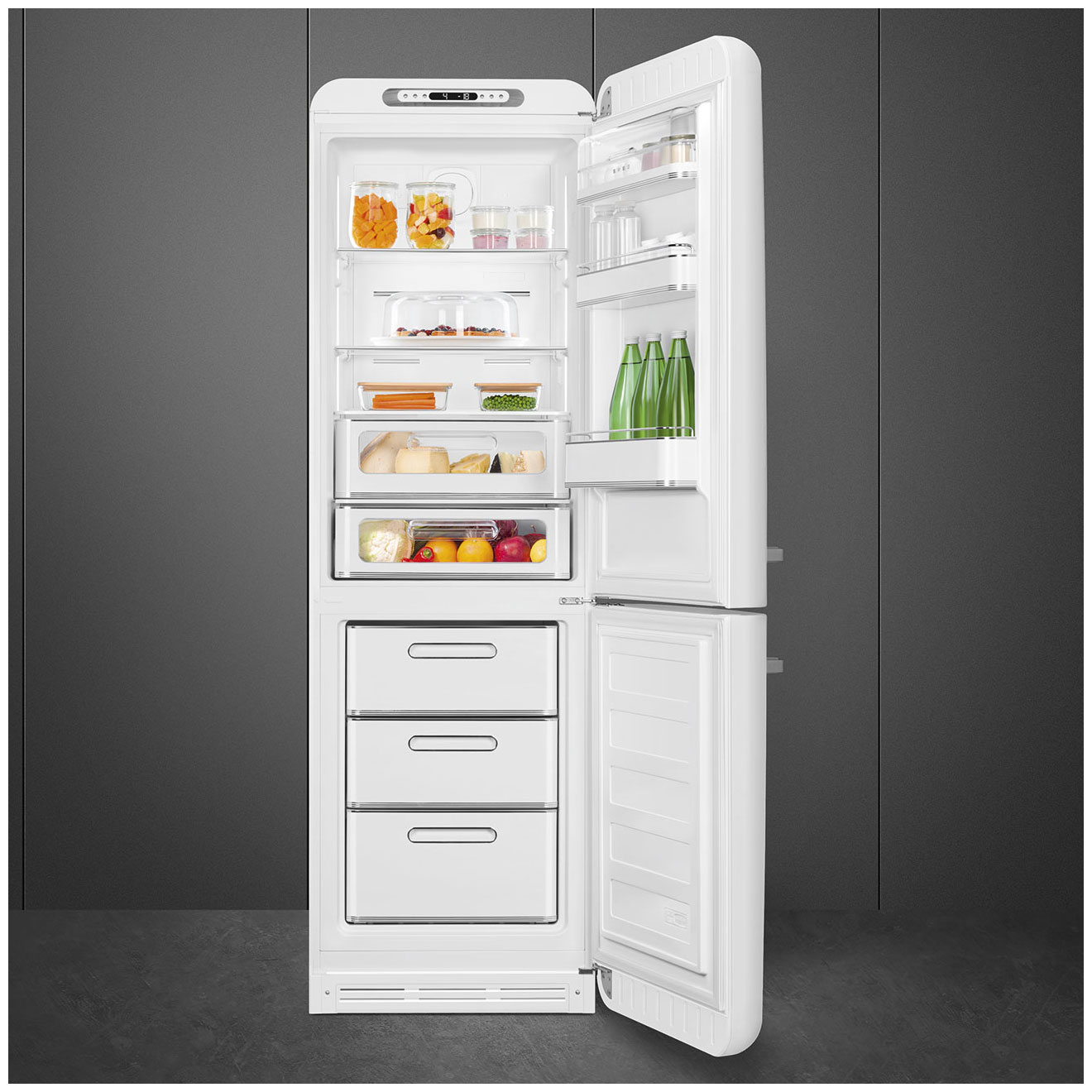 картинка Отдельностоящий холодильник Smeg FAB32RWH5 