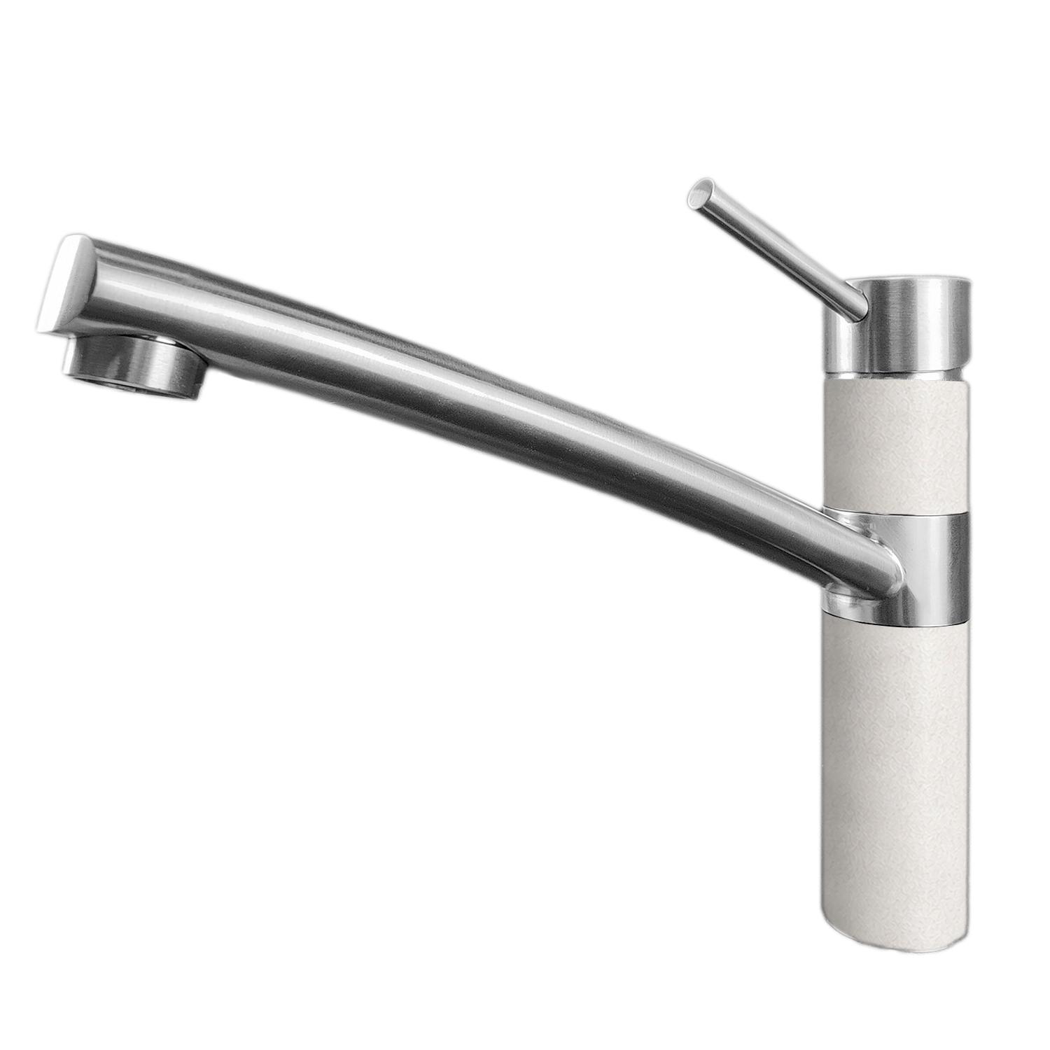 картинка Смеситель Gerdamix RIDO белый (DG-201) 