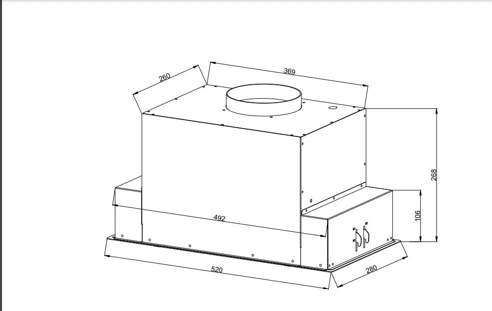 картинка Кухонная вытяжка Jacky's JV BW684 