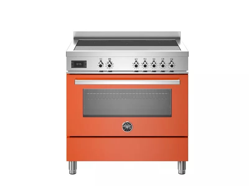 картинка Комбинированная кухонная плита Bertazzoni PRO95I1EART оранжевая 