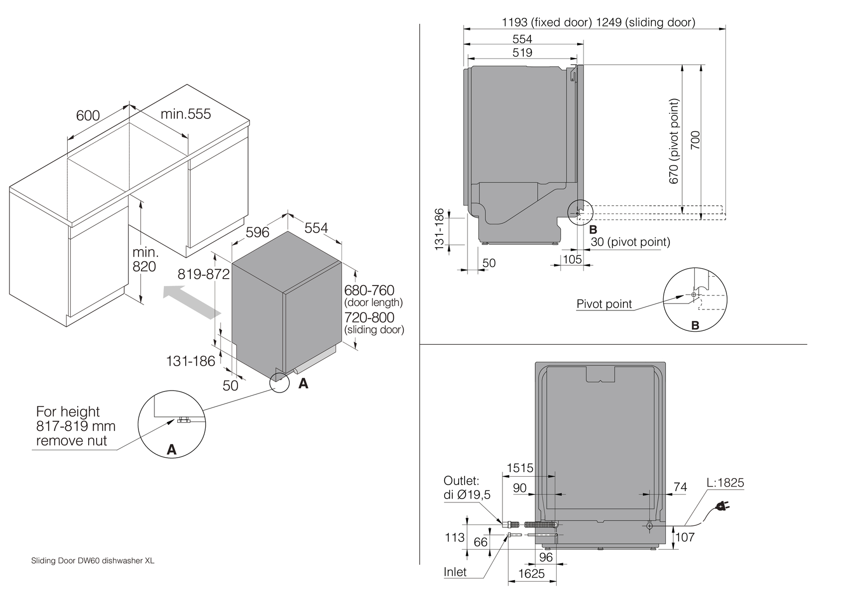 картинка Посудомоечная машина Asko DSD544D 