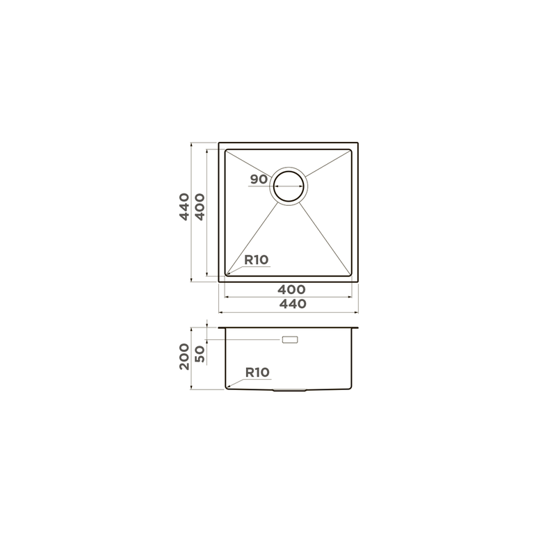 картинка Мойка Omoikiri TAKI-44-U/IF-GM 