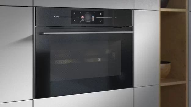 картинка Электрический духовой шкаф с функцией СВЧ и пароварки Asko OCSM8478G 