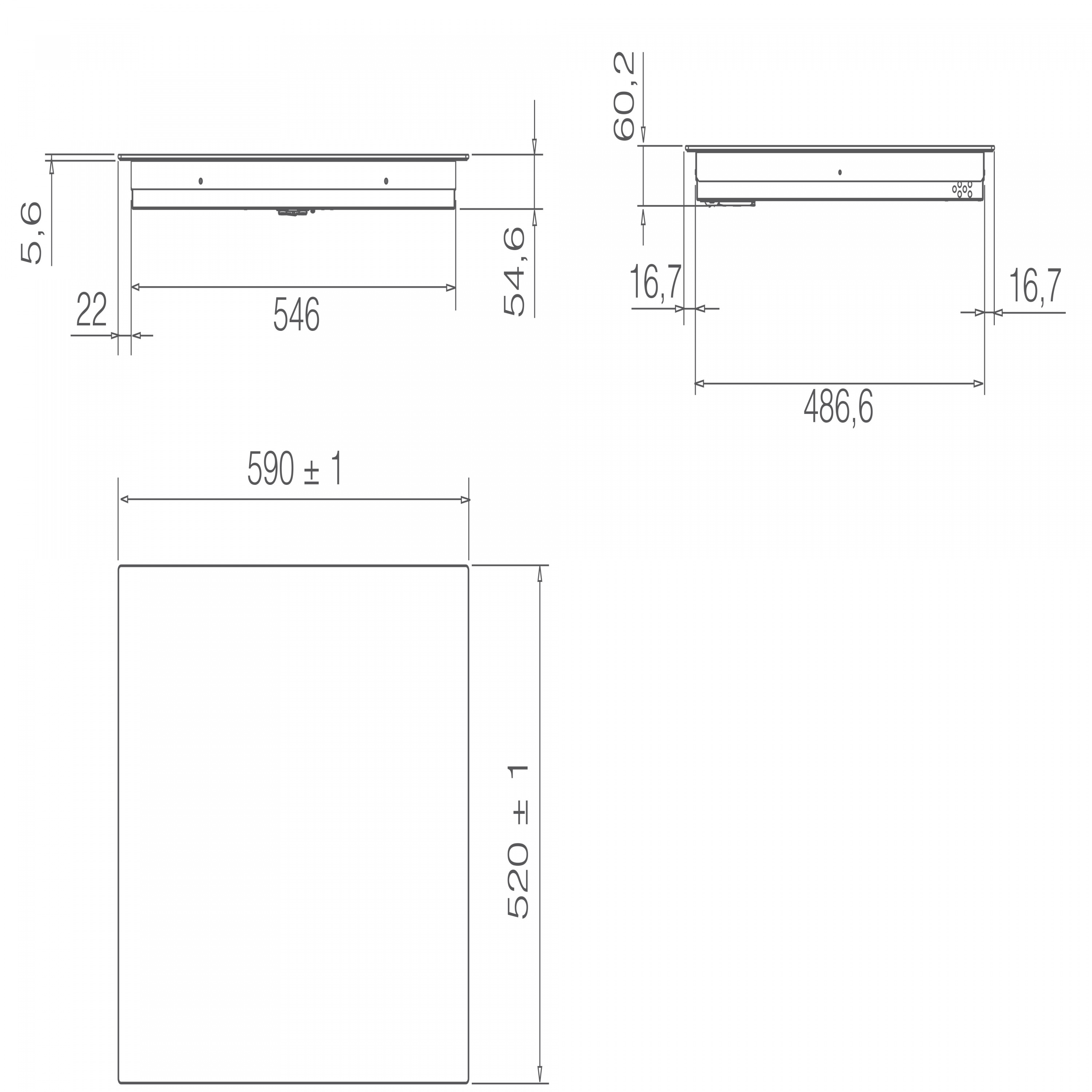 картинка Индукционная варочная панель Elica RATIO 603 