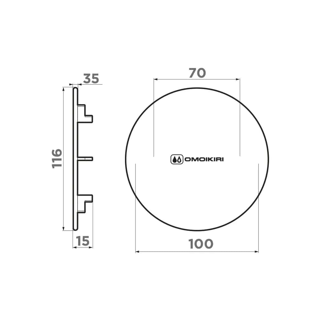 картинка Декоративная накладка для выпуска Omoikiri DEC 