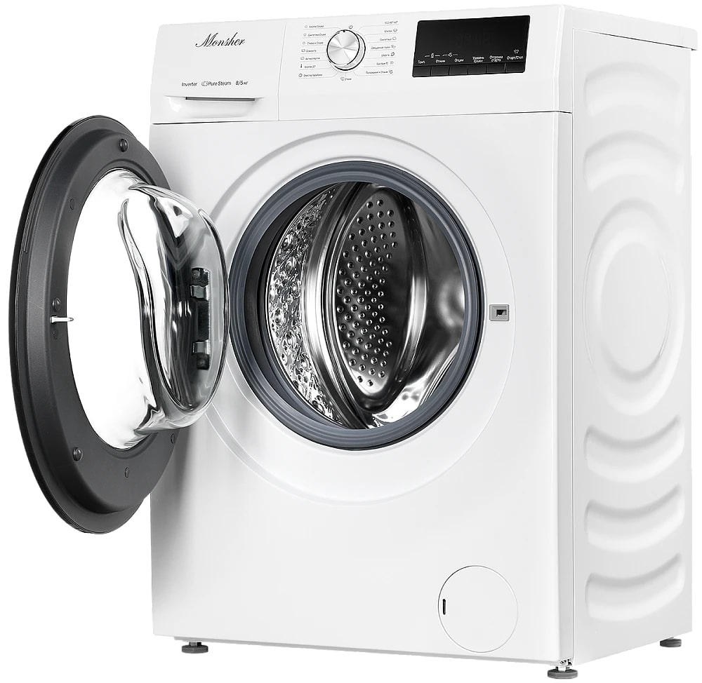 картинка Стиральная машина с функцией сушки Monsher MWDM 460 BLANC 