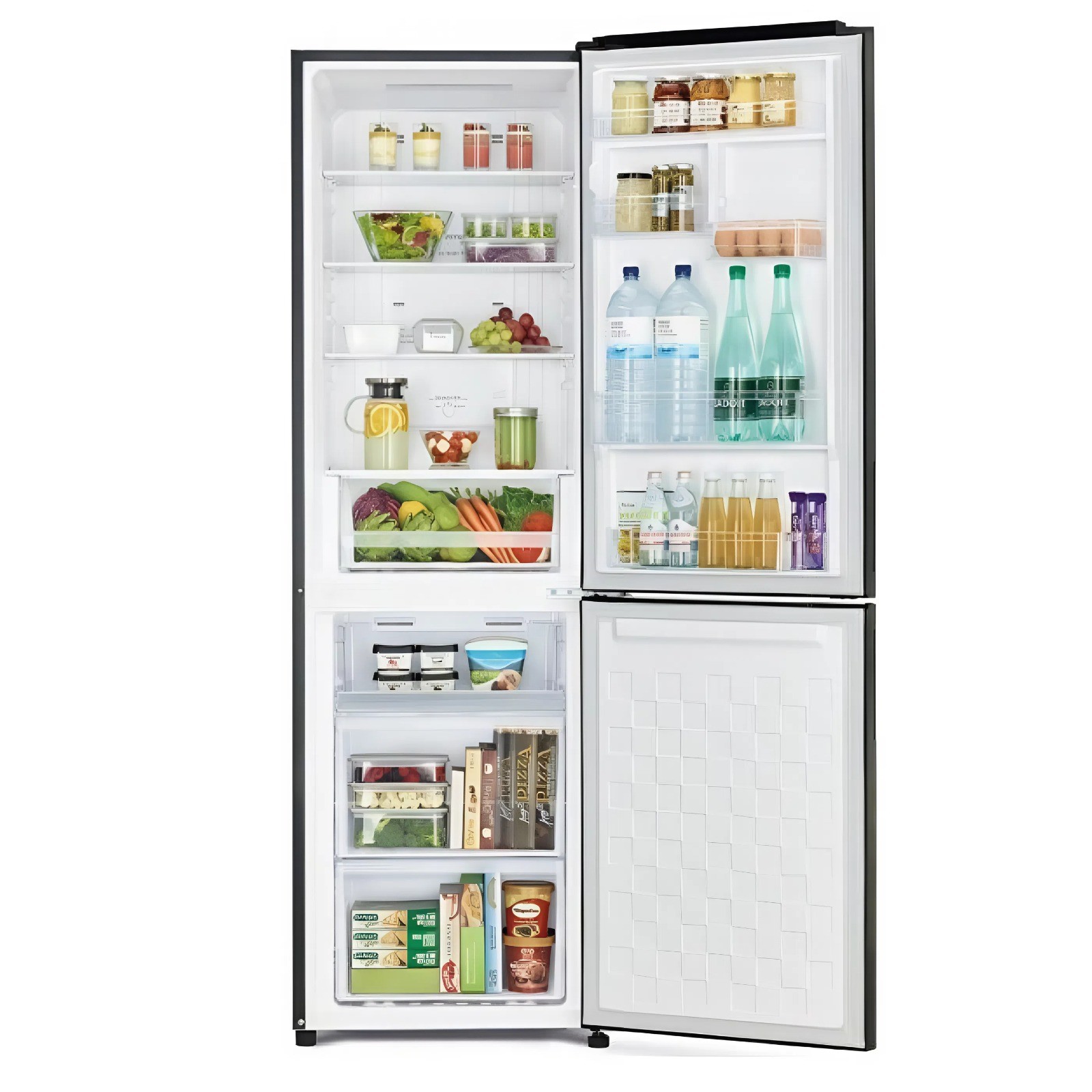 картинка Отдельностоящий холодильник Hitachi R-BG410PUC6 GBK черный 