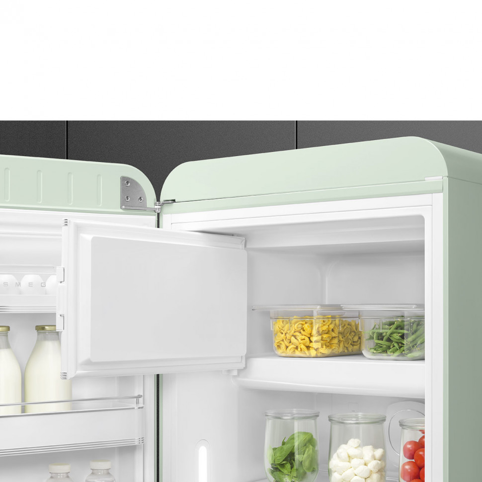 картинка Отдельностоящий холодильник Smeg FAB28LPG6 постельный зеленый 