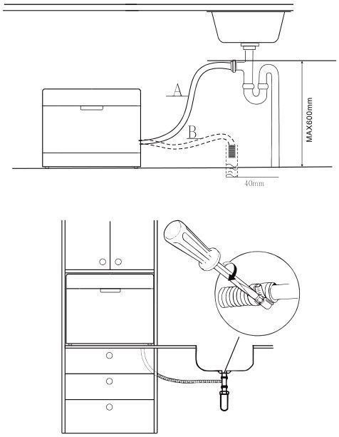 картинка Посудомоечная машина Korting KDF 2050 W 