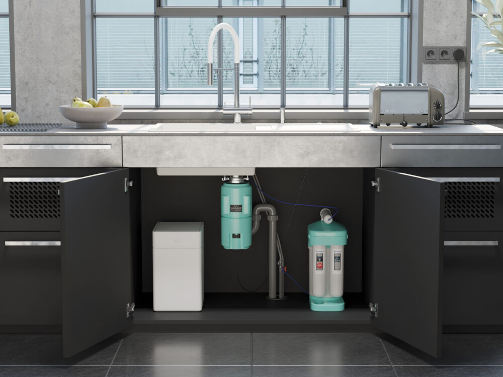 картинка Измельчитель пищевых отходов Omoikiri Nagare Slim 1250 Az 