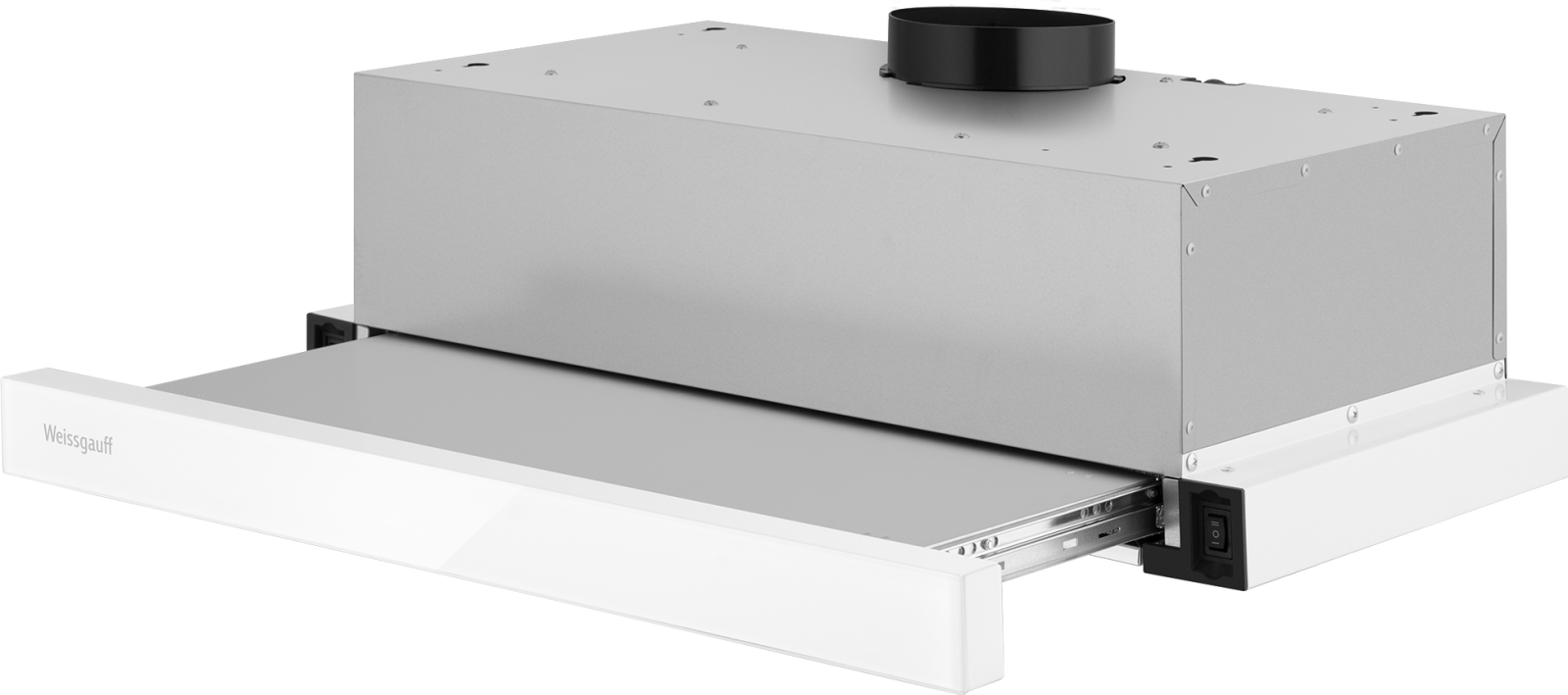 картинка Кухонная вытяжка Weissgauff TEL 600 2M White Glass 