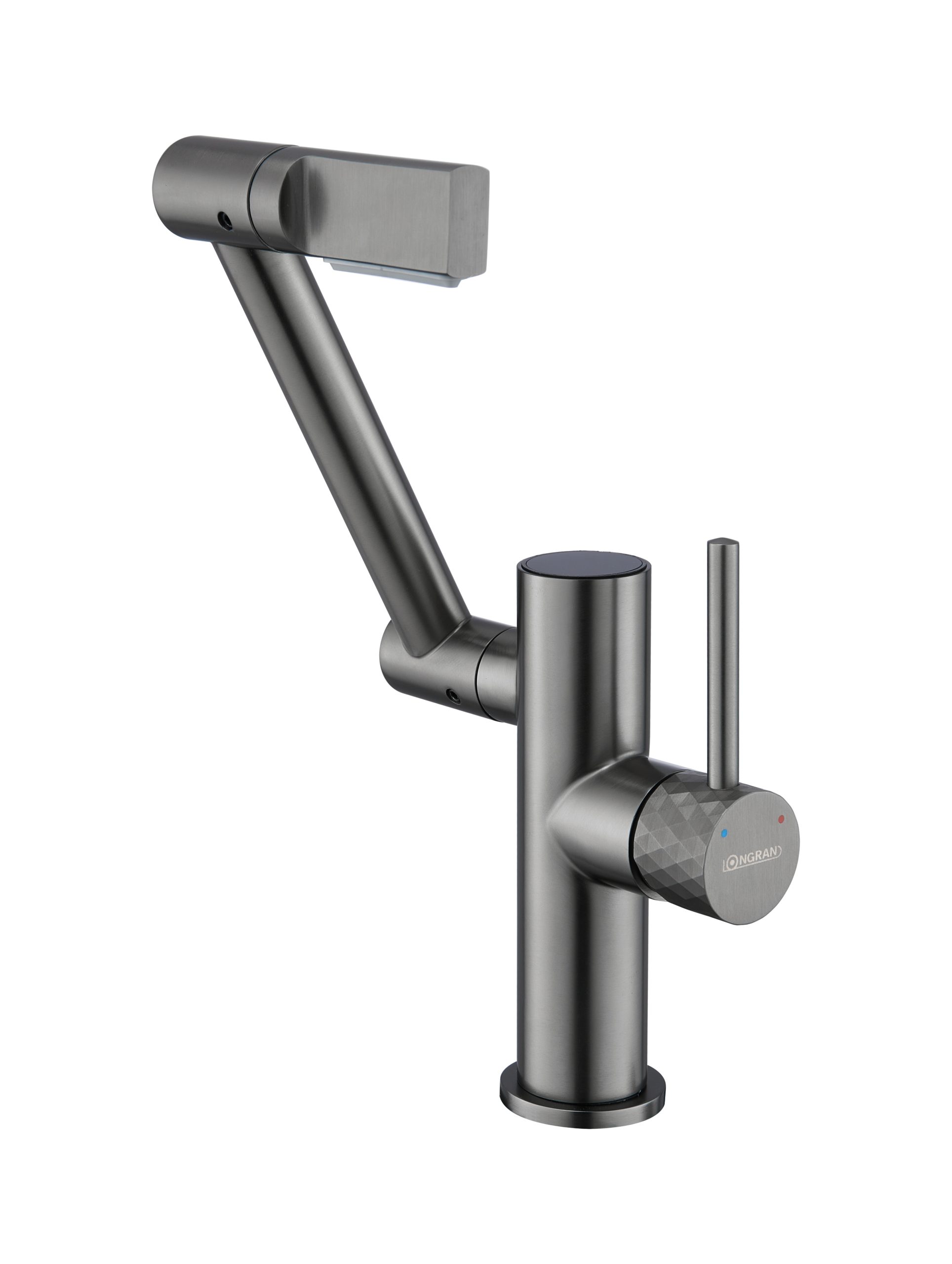 картинка Смеситель Longran TECHNO LM1111 GunGrey 