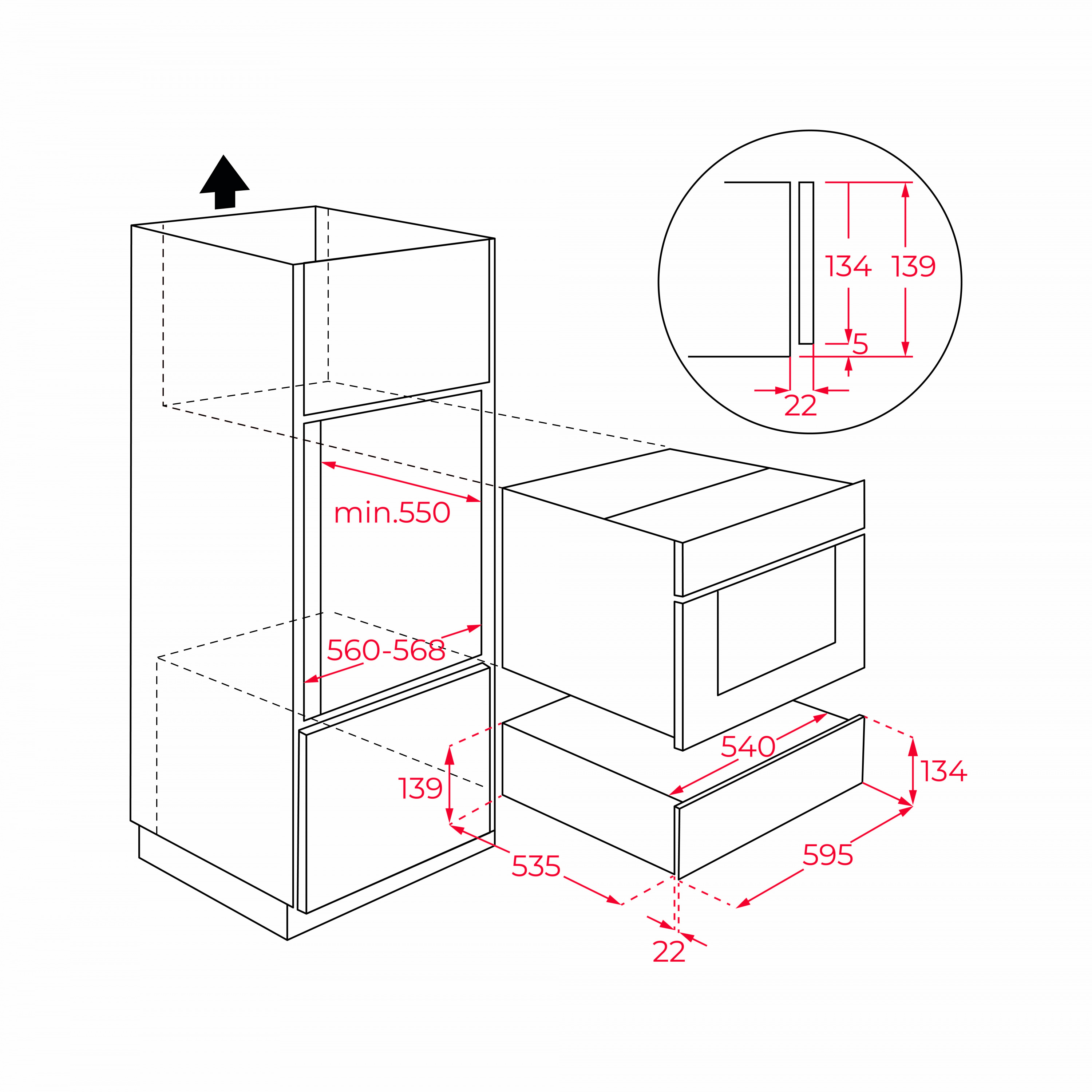 картинка Фасад стеклянный Teka STONE GREY 