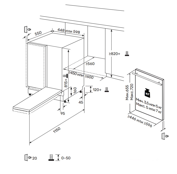 картинка Посудомоечная машина Kuppersberg GSM 4574 