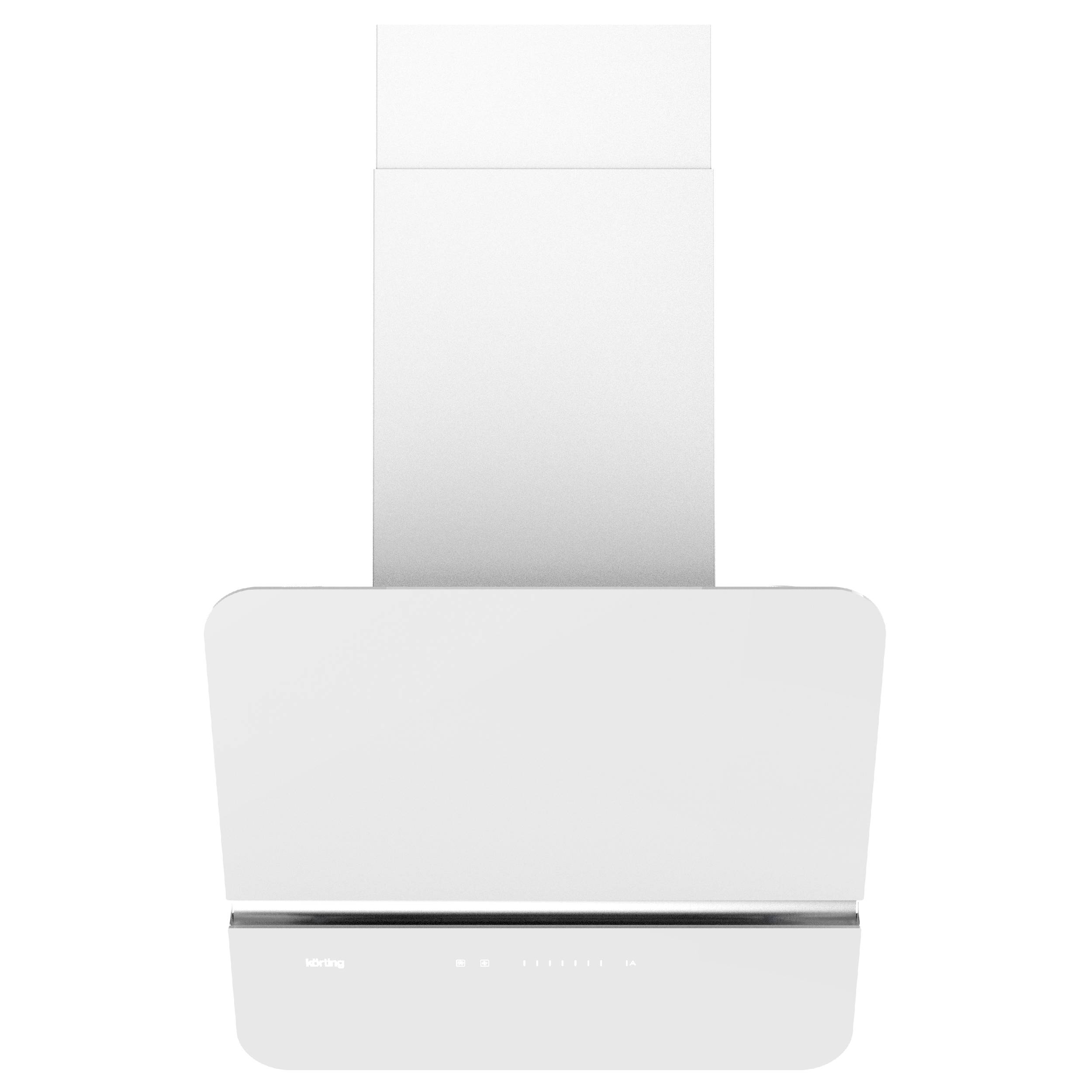 картинка Кухонная вытяжка наклонная Korting KHC 69499 GW 