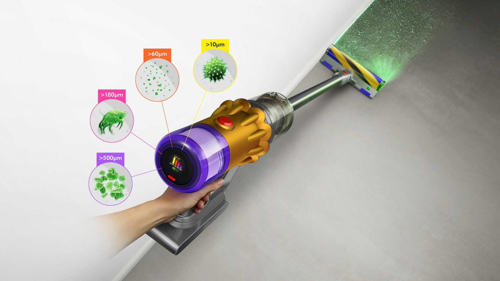 картинка Пылесос Dyson V12 Detect Slim Absolute 448884-01 