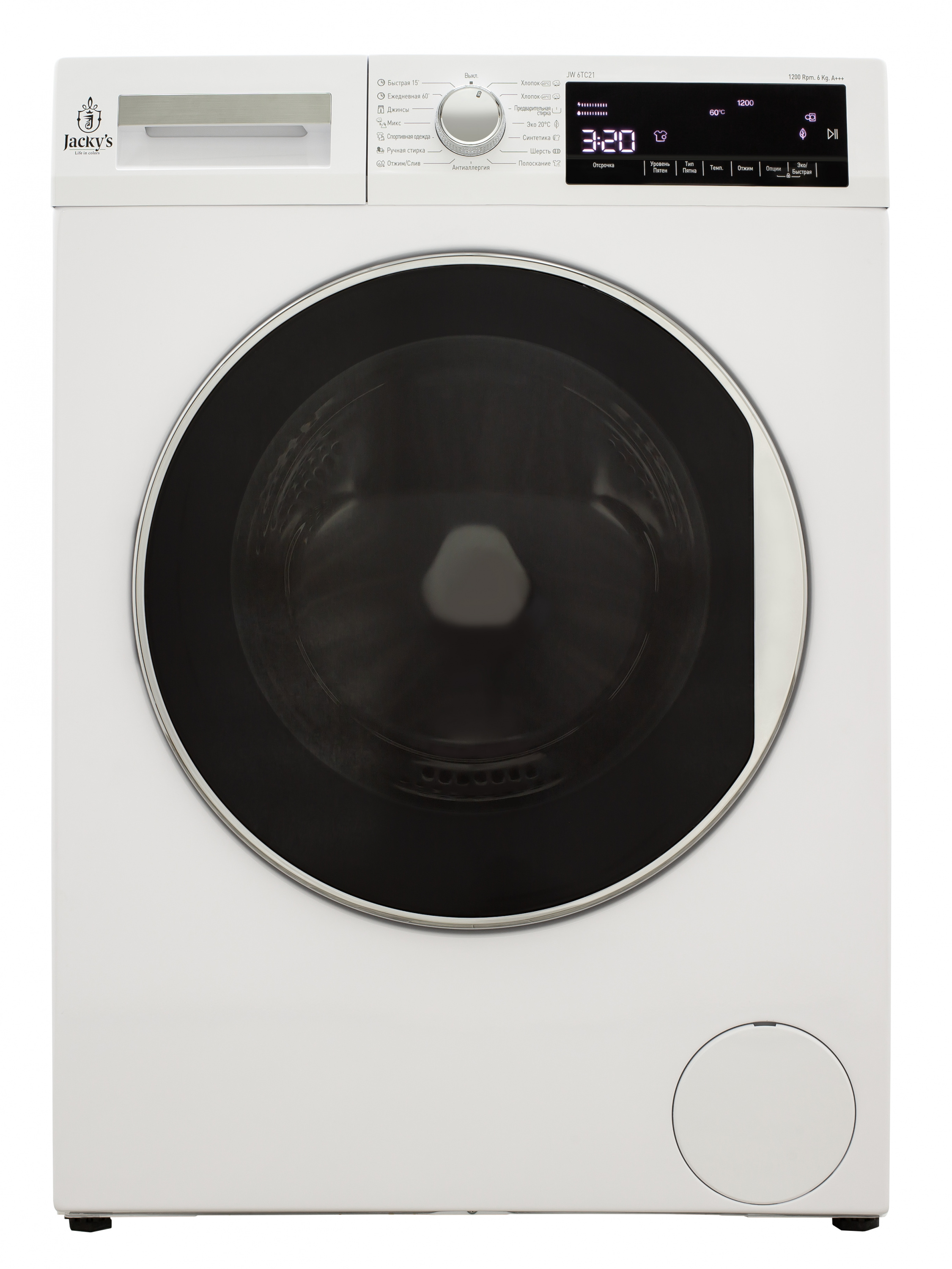 картинка Стиральная машина с паром Jacky's JW 6TC21 