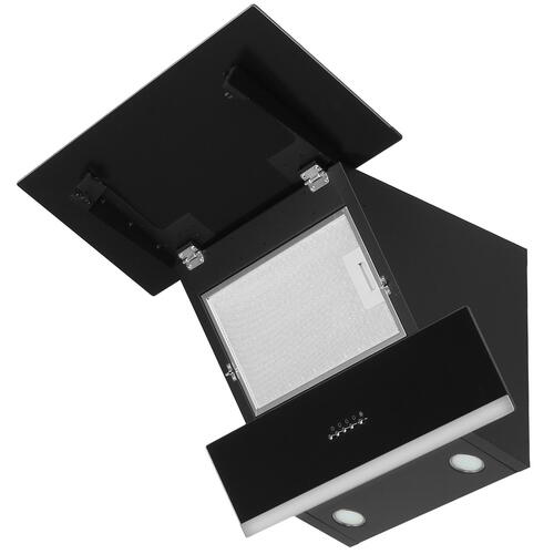 картинка Кухонная вытяжка Krona IRIDA 600 BLACK PUSH BUTTON 