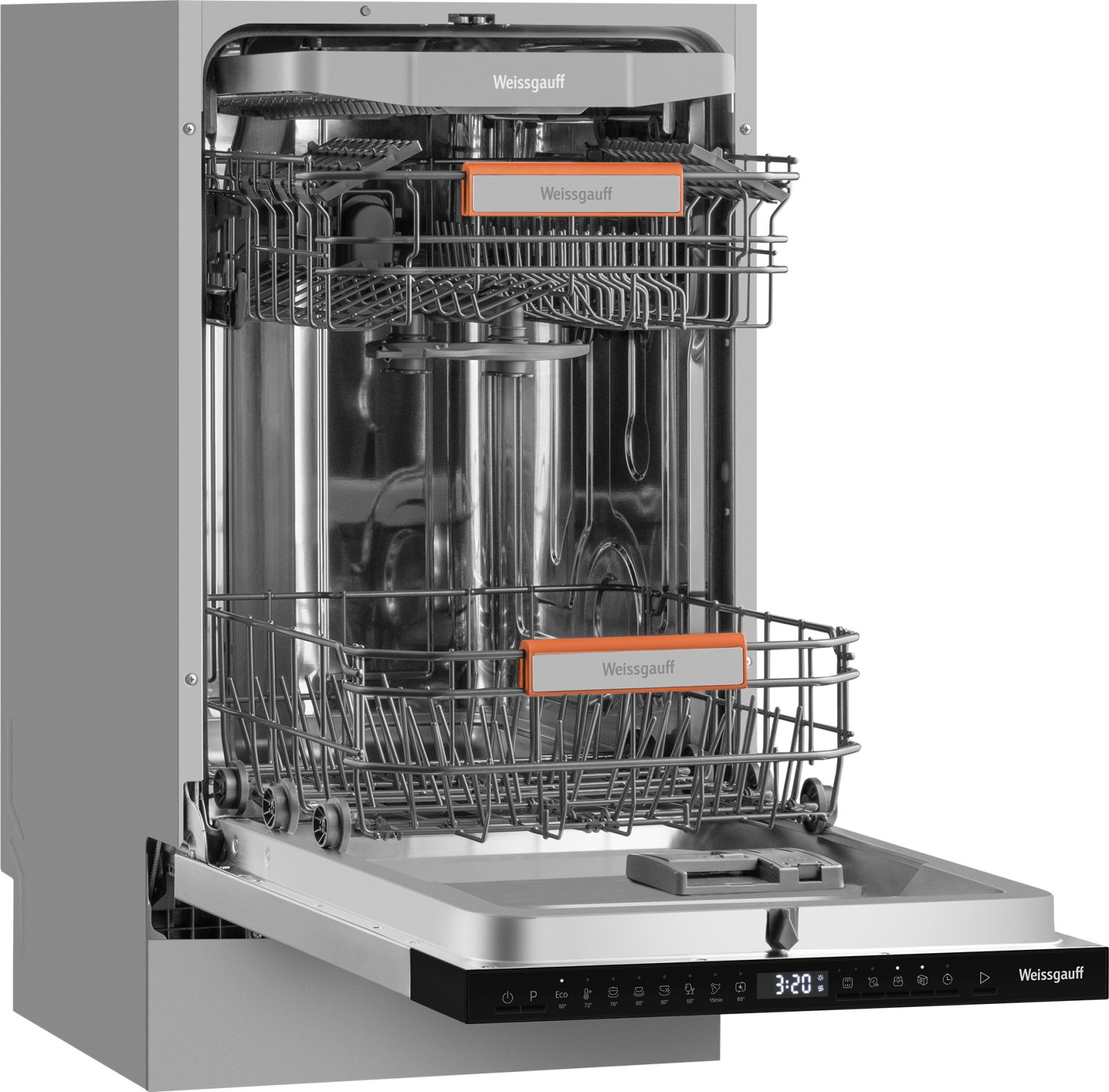 картинка Посудомоечная машина Weissgauff BDW 4508 D Autoopen Infolight 
