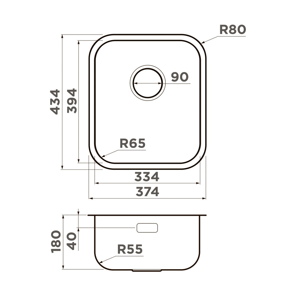 картинка Мойка для кухни Omoikiri OMI 38-U/I-IN 