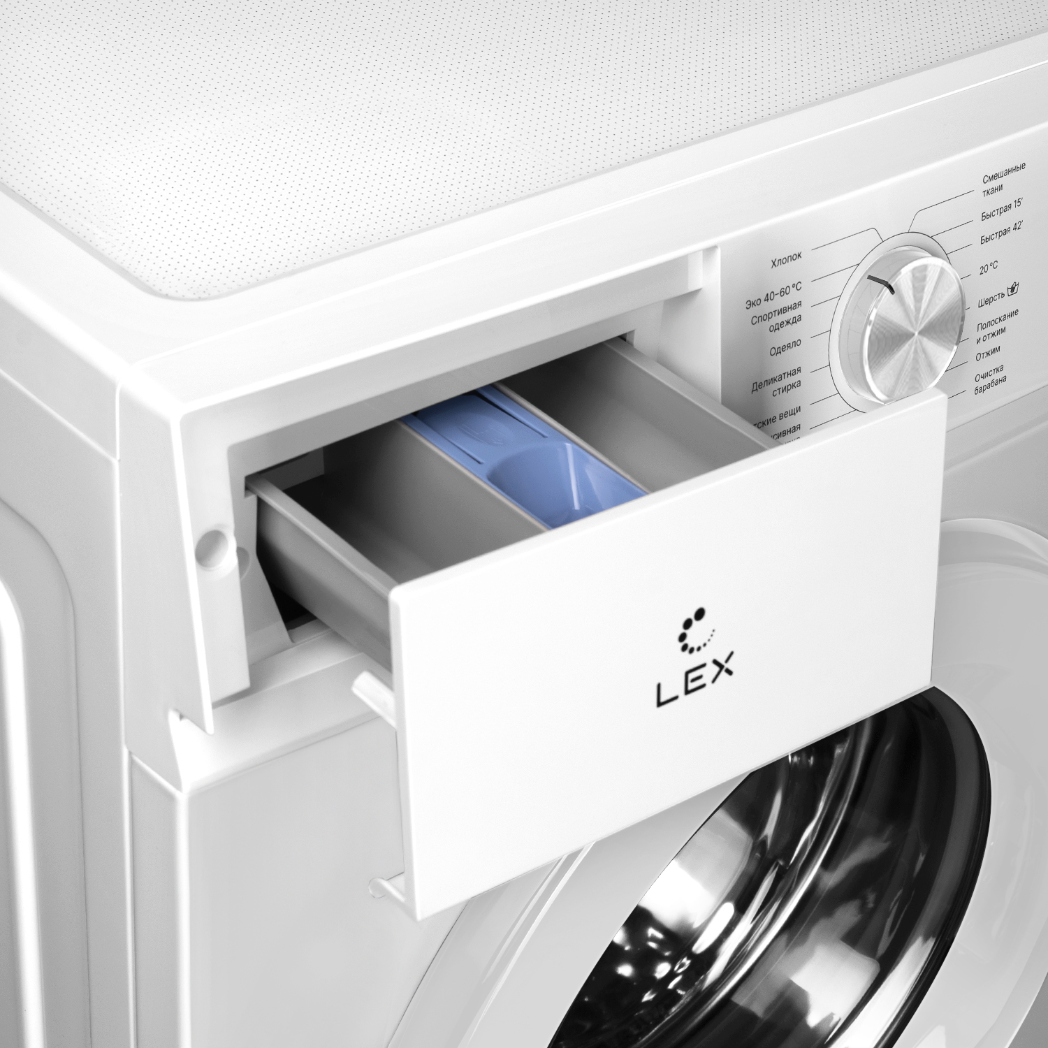 картинка Узкая стиральная машина с паром Lex LWM06010WIDSMALL 