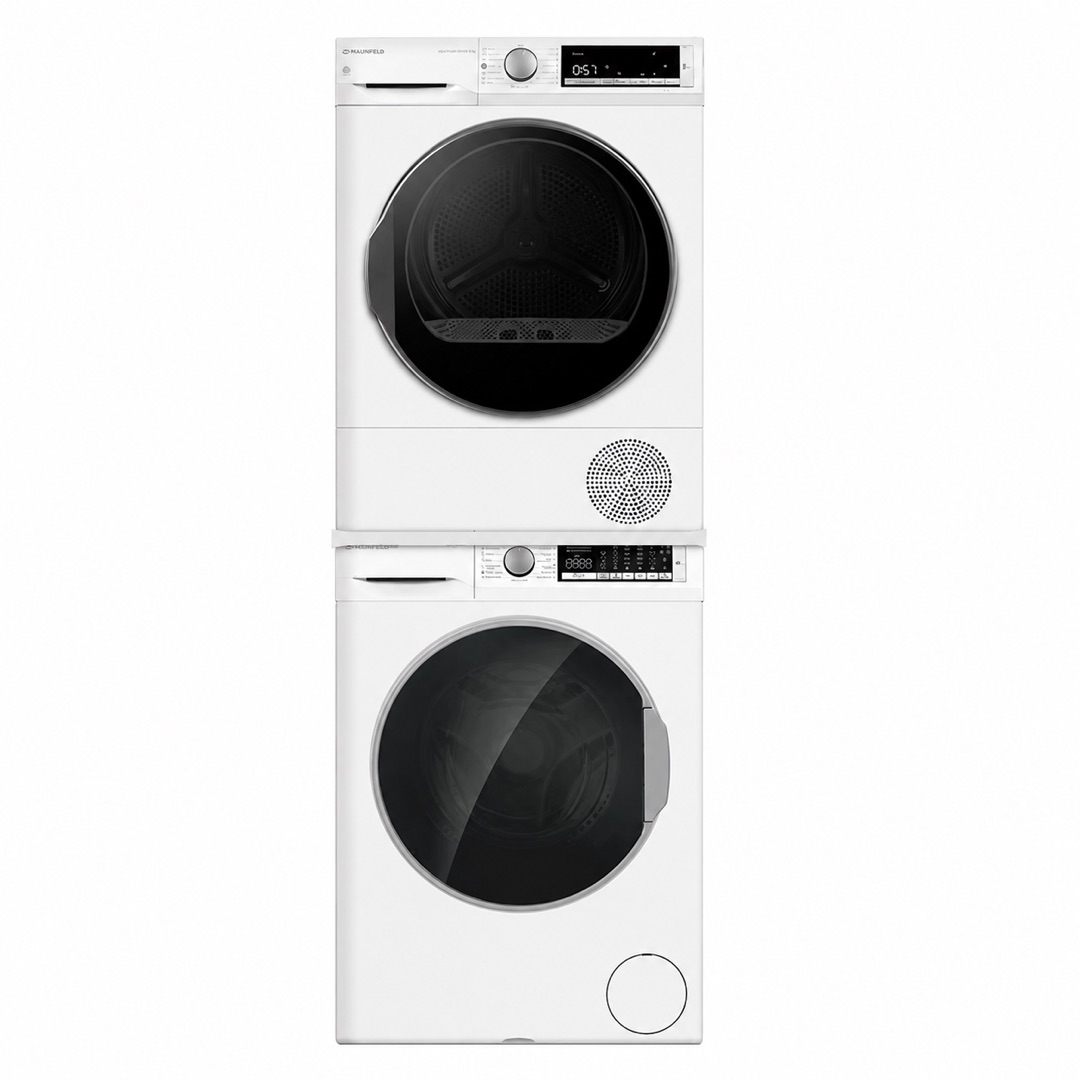 Комплект Maunfeld MFWM128WH300 ST INVERTER SLIM+WM-SKV00T+MFDM158WH300 HP SLIM