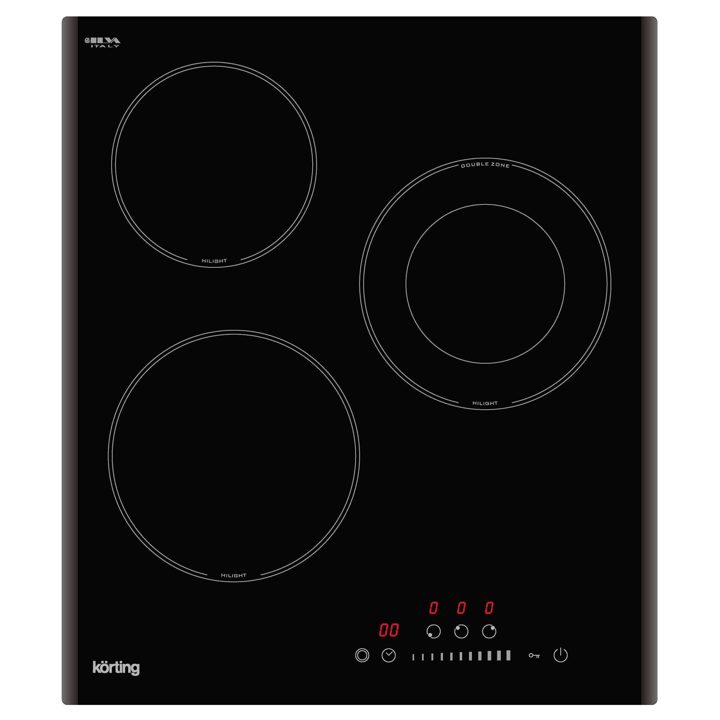 картинка Электрическая варочная панель Korting HK 43051 B 