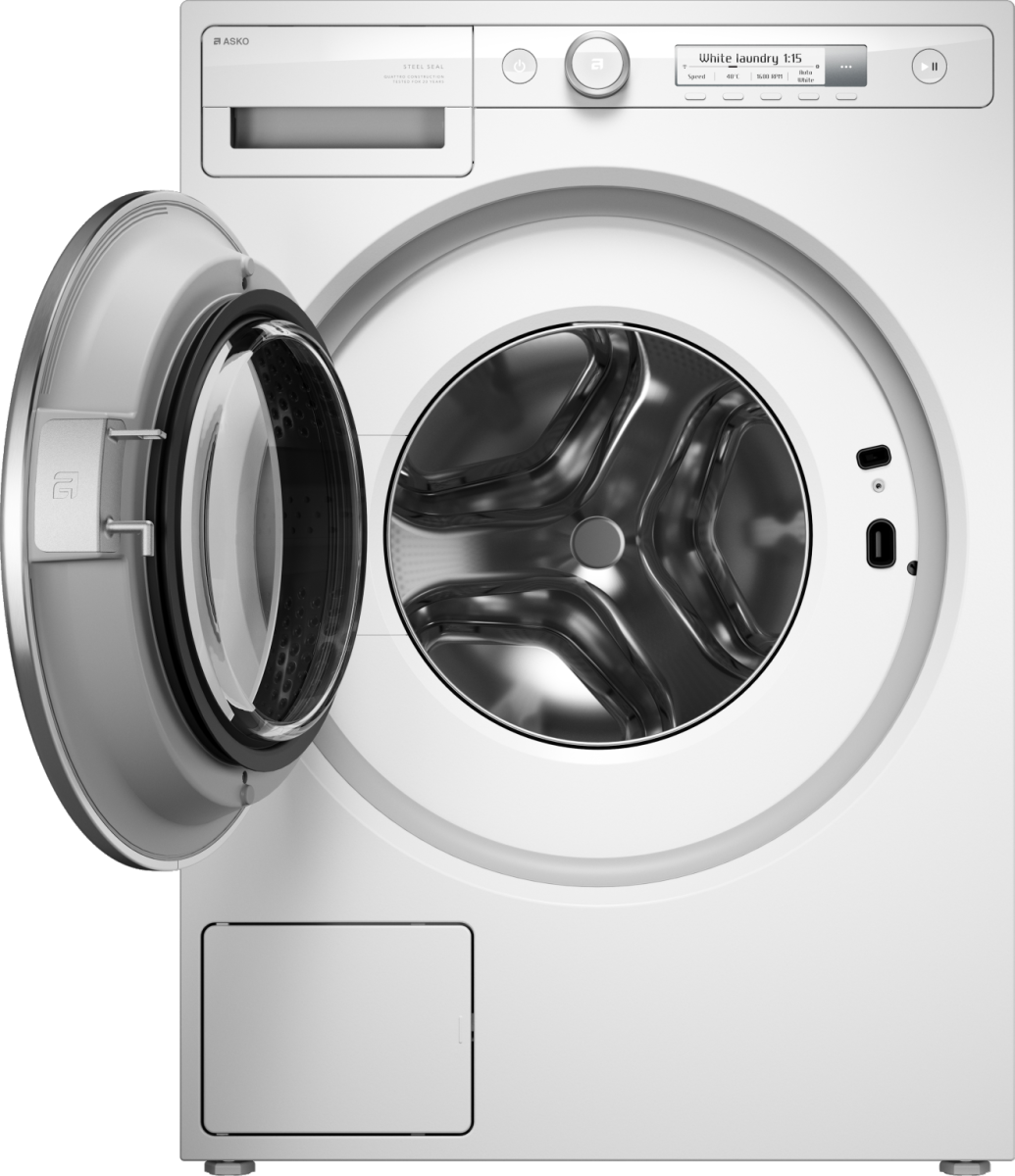 картинка Стиральная машина с паром Asko W3114CXLW белый 