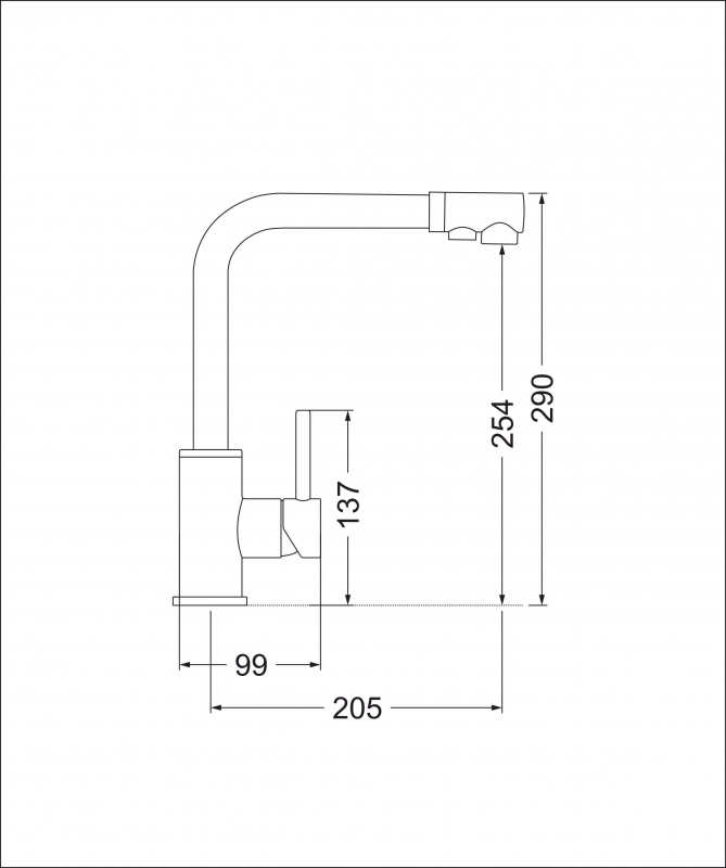 картинка Смеситель EMAR ЕСВ 7015 Satine 
