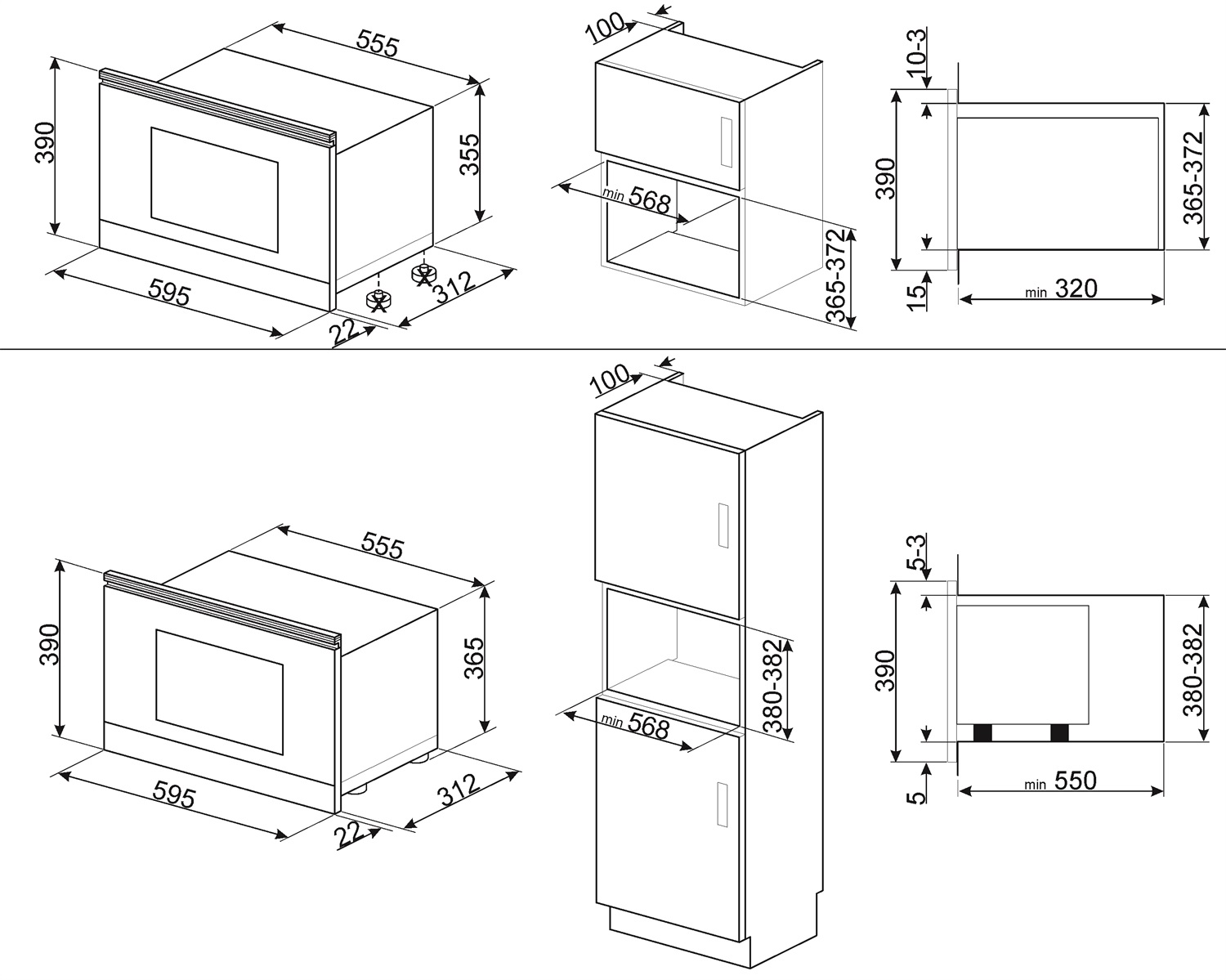 картинка Микроволновая печь Smeg MP322X1 