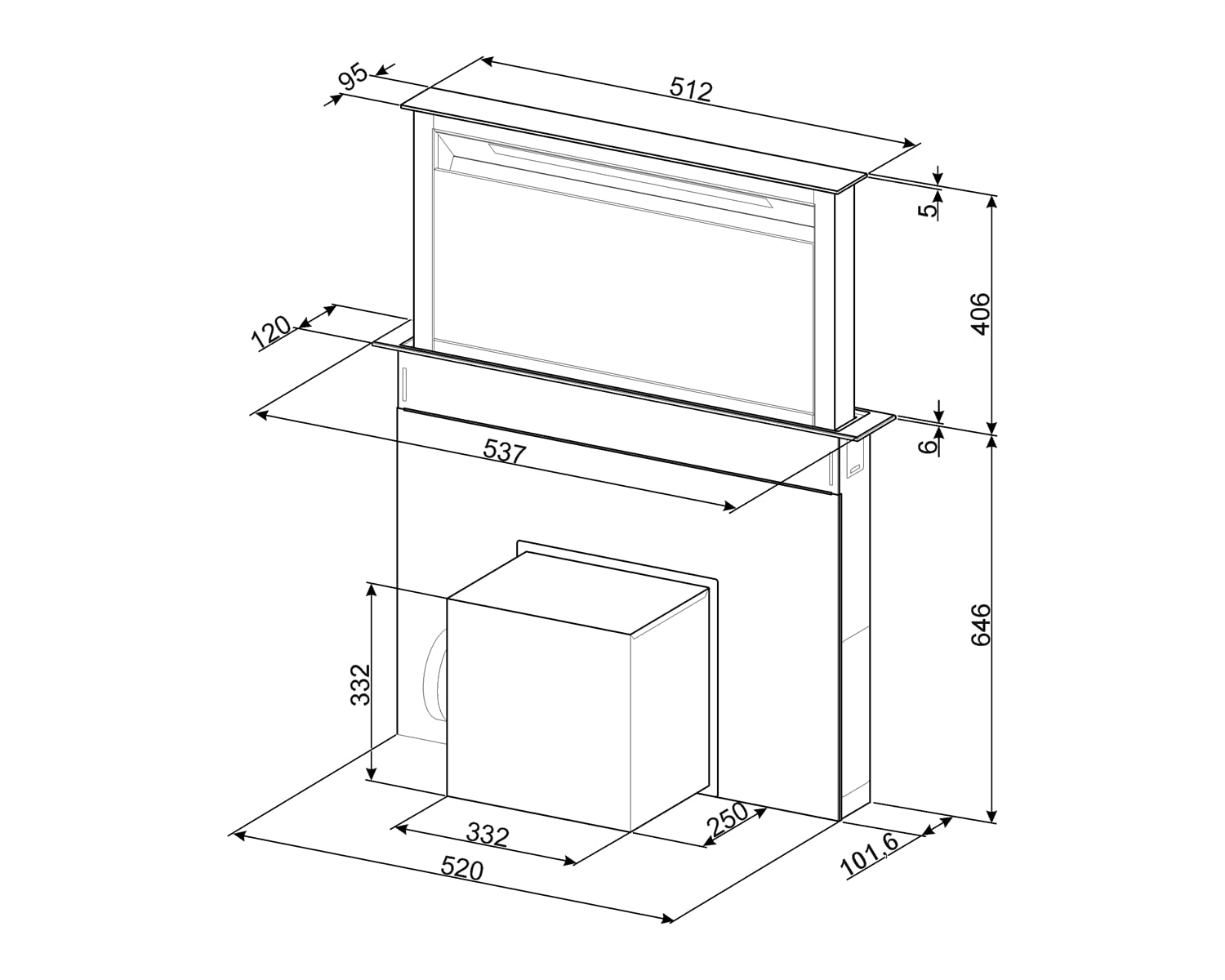 картинка Кухонная вытяжка Smeg KDD60VXE-3 