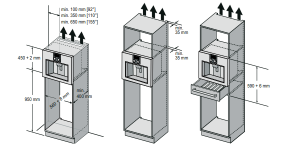 картинка Кофемашина встраиваемая Gaggenau CM450112 нержавеющая сталь 
