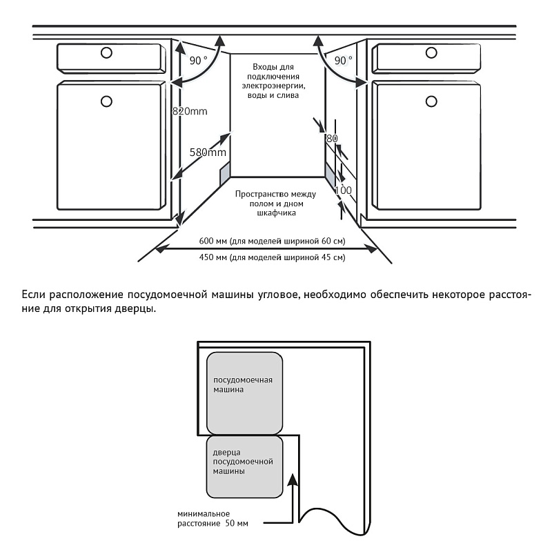 картинка Посудомоечная машина Korting KDI 45557  