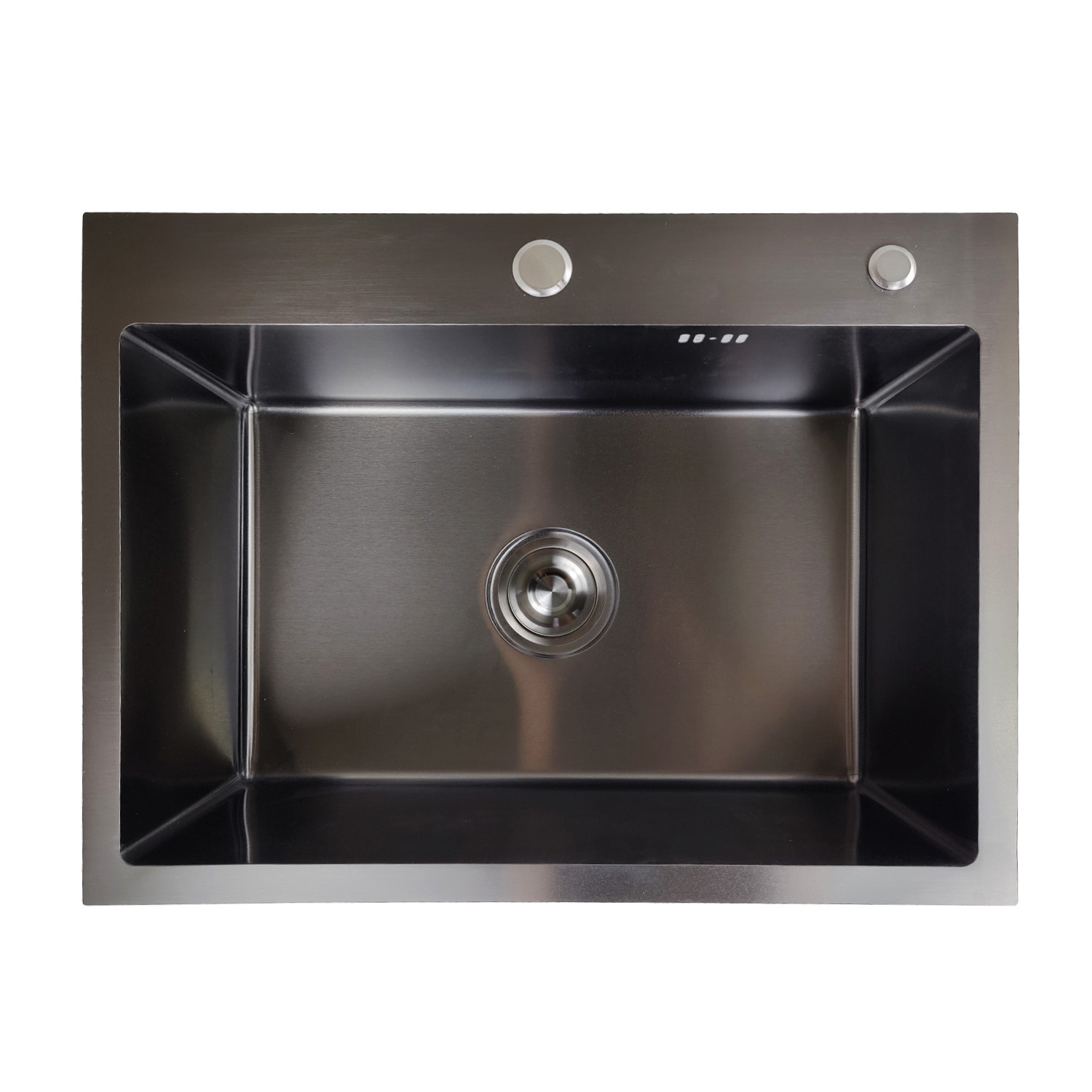 картинка Комплект мойка и смеситель Gerda 6045 G+SM.Black 
