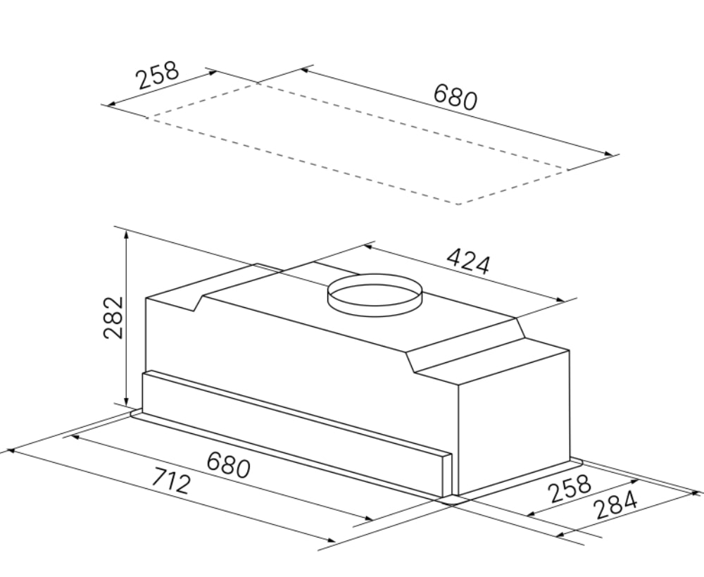 картинка Кухонная вытяжка Kuppersbusch DEL 8550.0 W 
