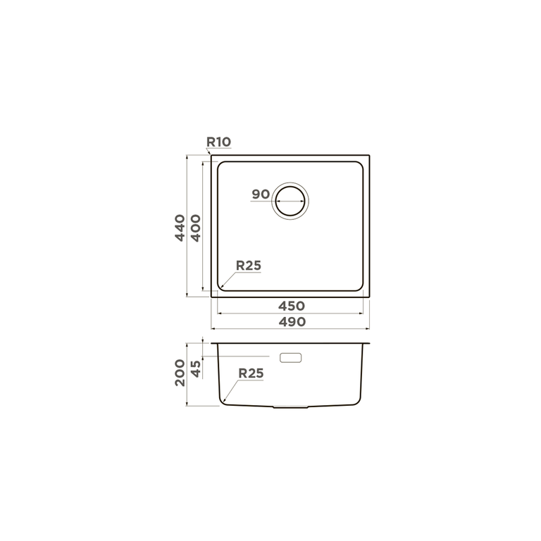 картинка Мойка Omoikiri TADZAVA 49-U/I-LG 