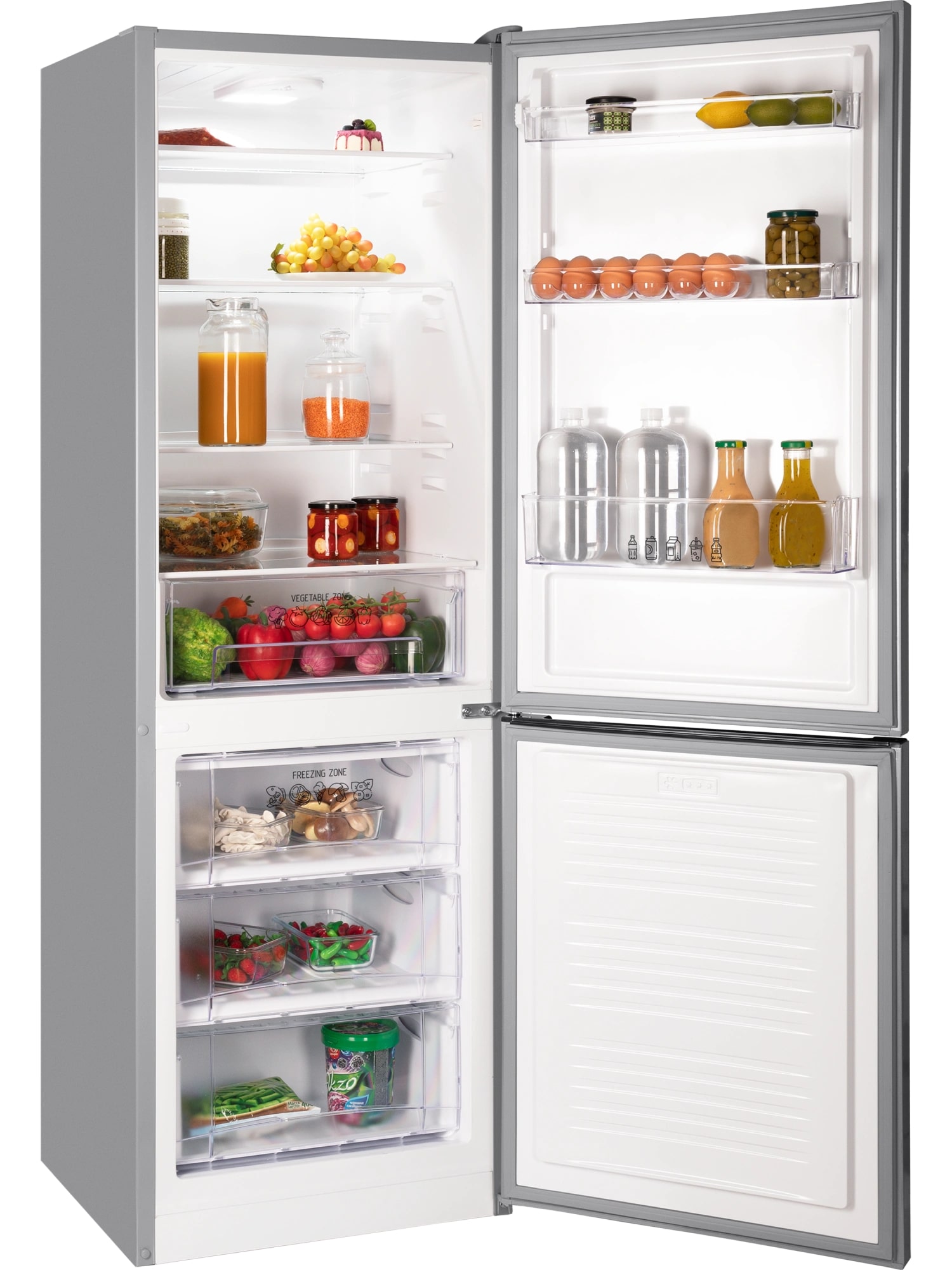 картинка Отдельностоящий холодильник Nord NRB 132 S серебро 