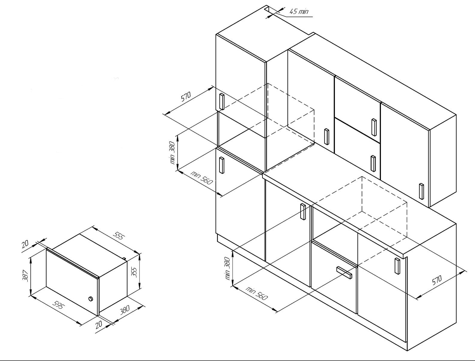 картинка Микроволновая печь Kuppersberg HMW 650 BL 