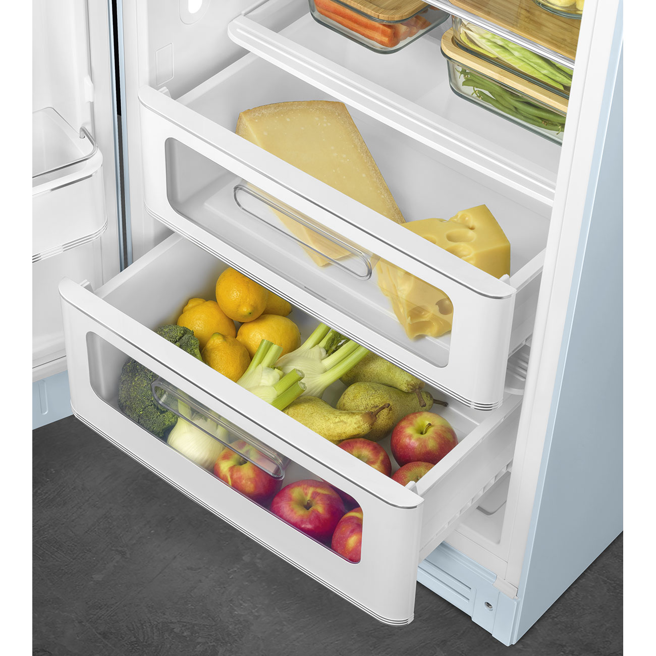 картинка Отдельностоящий холодильник Smeg FAB28LPB5 
