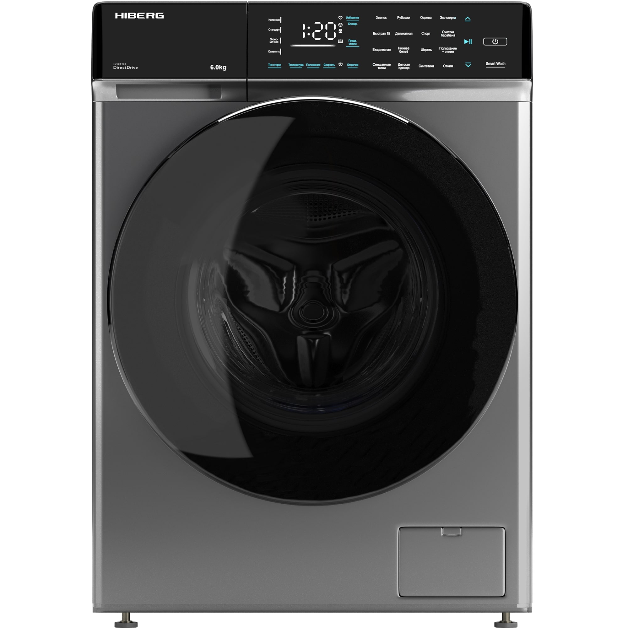 картинка Стиральная машина Hiberg I-DDQ9 - 612 SD 