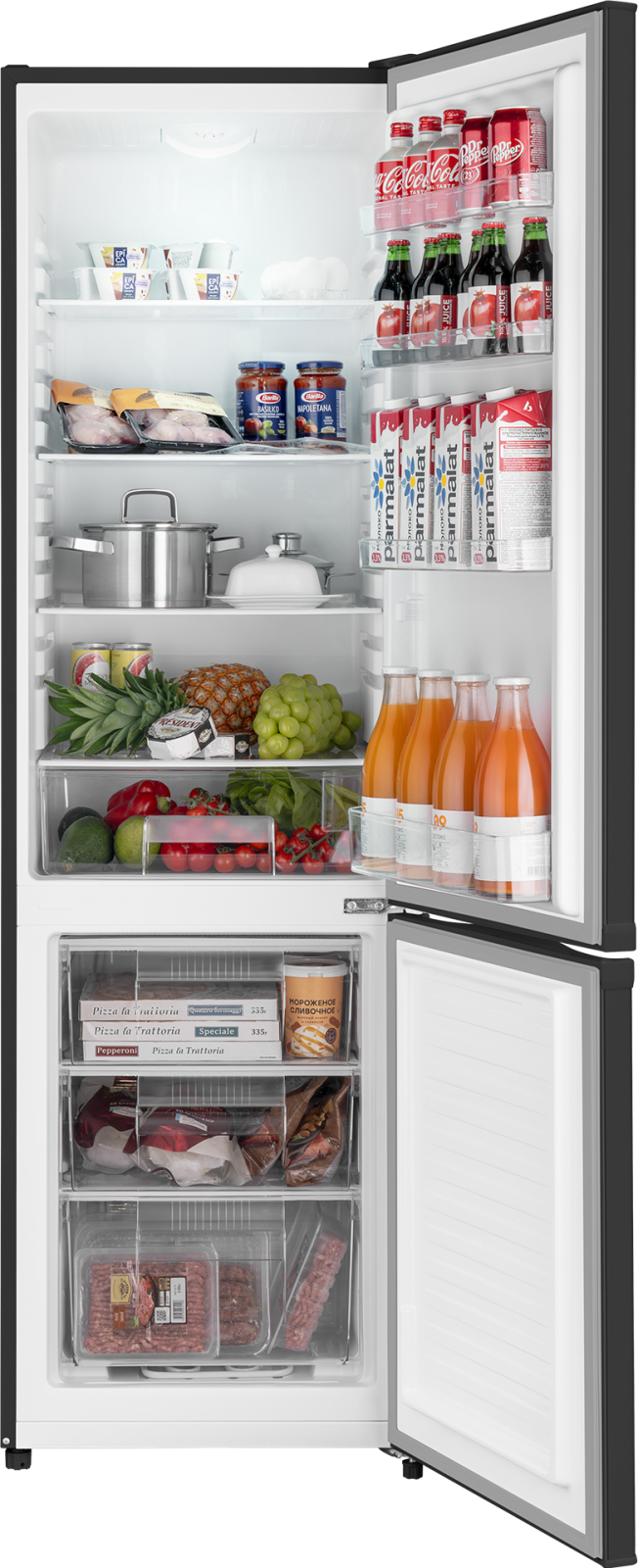 картинка Отдельностоящий холодильник Weissgauff WRK 1800 Defrost Black 
