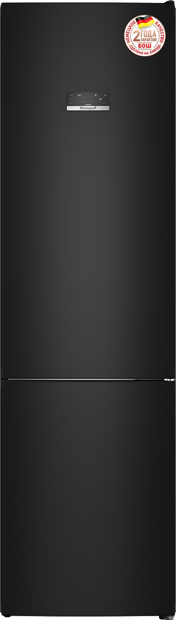 картинка Отдельностоящий холодильник Weissgauff WRK 2010 D Inverter NoFrost Black 