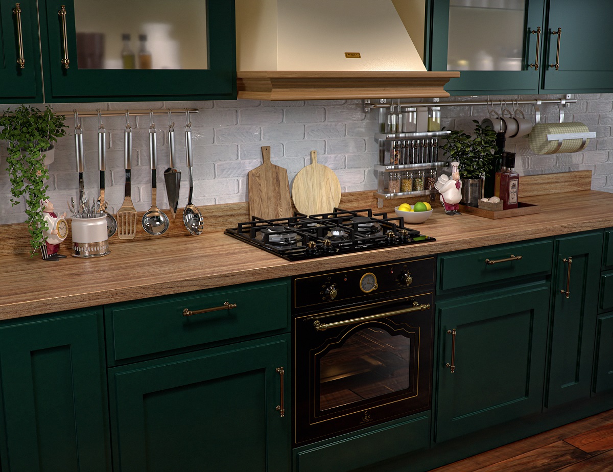 картинка Кухонная вытяжка Lex VERONA 900 IVORY 