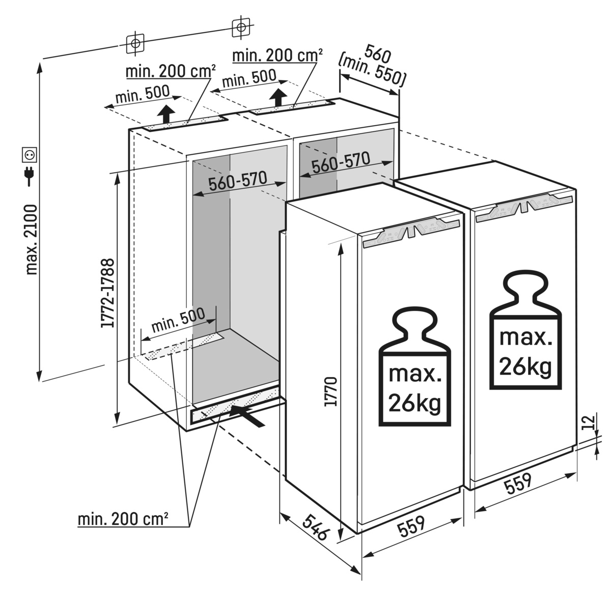 картинка Встраиваемый холодильник Liebherr IXRF 5125-22 001 