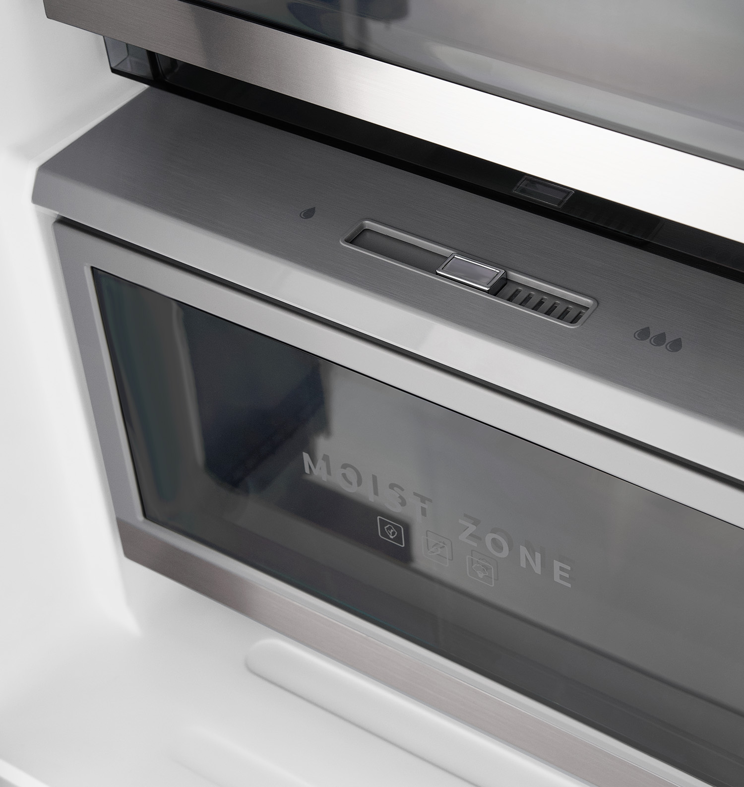 картинка Полувстраиваемый холодильник Lex LFD424STGIDBI каменно-серая стеклянная дверца 