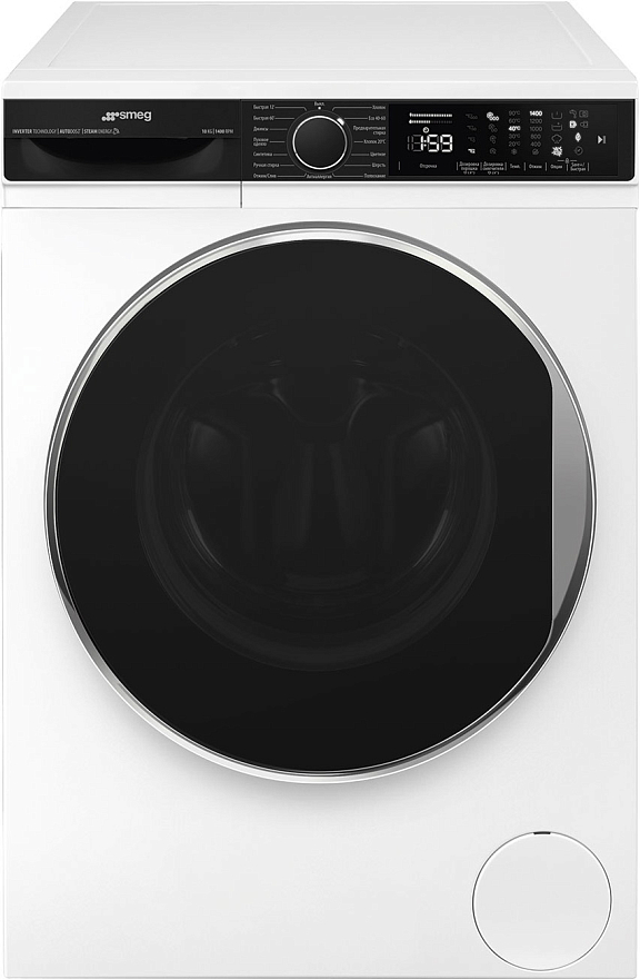 картинка Стиральная машина с паром Smeg WM3T04RU4 