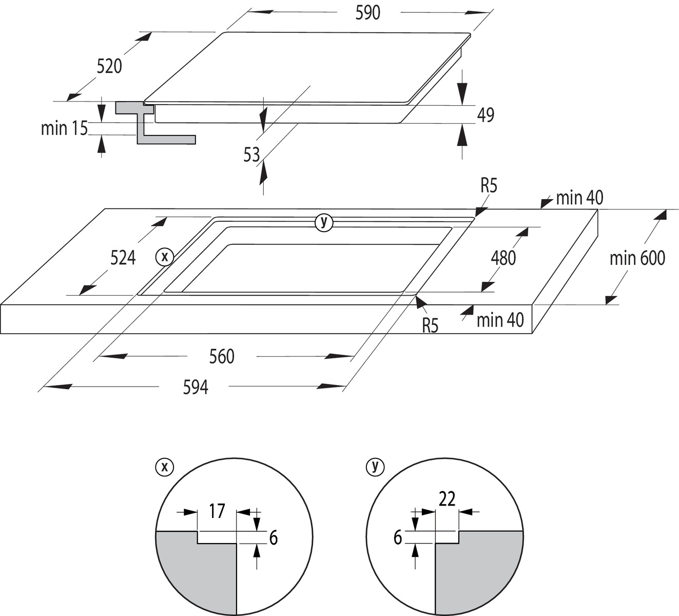 картинка Индукционная варочная панель Gorenje GI6442BSCE 