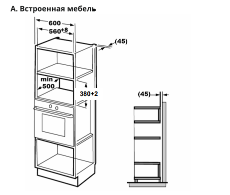 картинка Микроволновая печь встриваемая Midea TG925B8D-BL черная 
